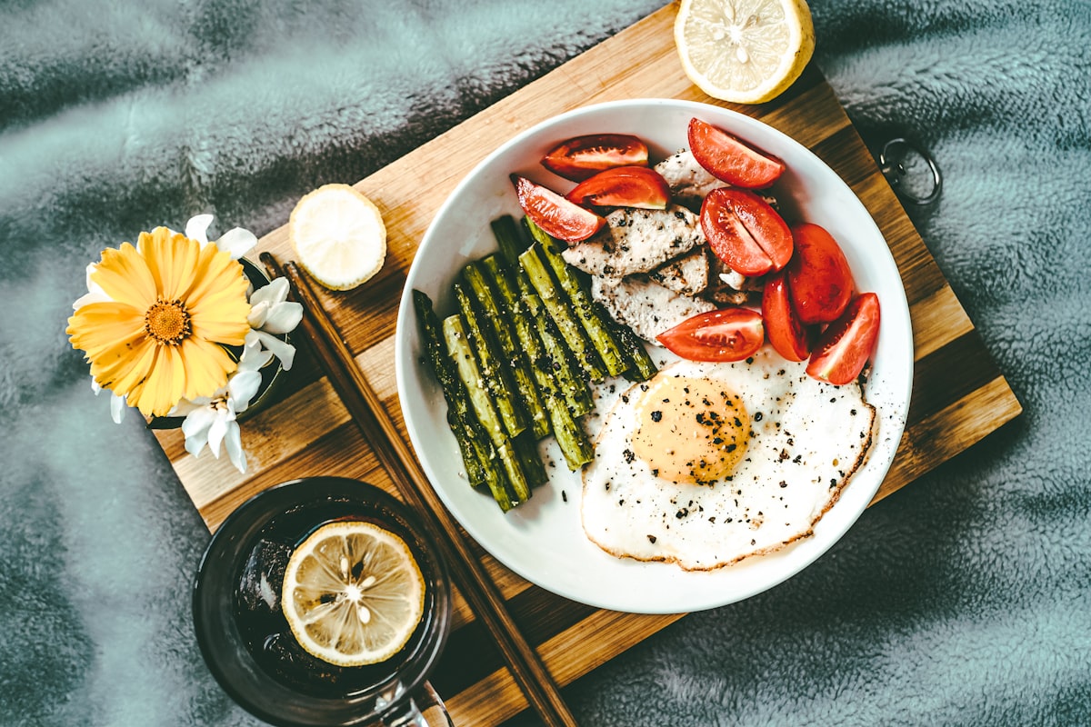 Muscle building meal preparation demonstration